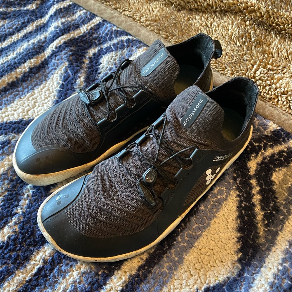 Vivo barefoot Men’s Black Knit primus trail fg - 42 Euro/ 9-9.5